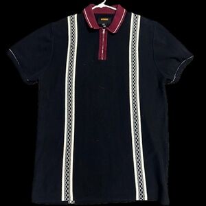 Butter Goods Razor Zip Polo Bowling Shirt